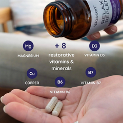 Image 2 for Relax & Replenish Night Time Multinutrient Capsules
