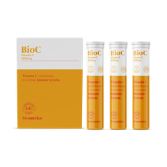 Image 1 for BioC - Vitamin C (1000mg) 60 Effervescent Tablets Orange Flavour - Immunity Support