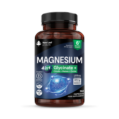 Image 1 for Magnesium Complex 4in1 Glycinate, Citrate, Malate & Oxide 360 Capsules