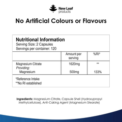 Image 3 for Magnesium Citrate 240 Capsules