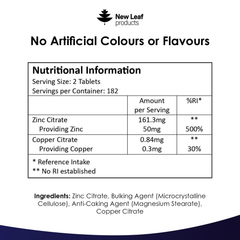 Image 3 for Zinc 50mg 365 Tablets