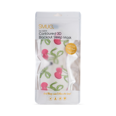 Image 2 for Contoured Sleep Mask White Cherries