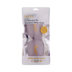 Image 2 for Contoured Sleep Mask Grey Wink