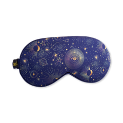 Image 1 for Satin Sleep Mask Blue Celestial