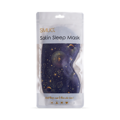 Image 2 for Satin Sleep Mask Blue Celestial