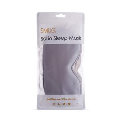 Image 2 for Satin Sleep Mask Grey