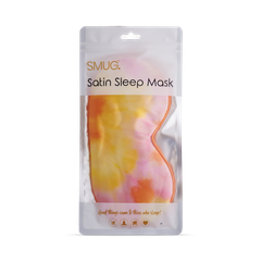 Image 2 for Satin Sleep Mask Orange Tye Dye