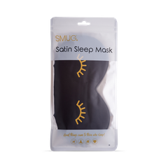 Image 2 for Satin Sleep Mask Black Wink