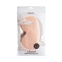Image 3 for Cloud Padded Satin Sleep Mask Caramel