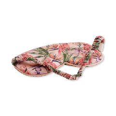 Image 2 for Cloud Padded Satin Sleep Mask Flamingo Paradise