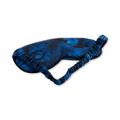 Image 2 for Cloud Padded Satin Sleep Mask Palm Noir