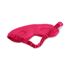 Image 2 for Cloud Padded Satin Sleep Mask Scarlett