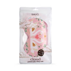 Image 3 for Cloud Padded Satin Sleep Mask Swans
