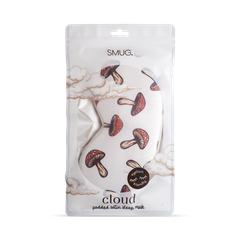 Image 3 for Cloud Padded Satin Sleep Mask Toadstool