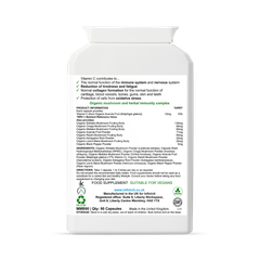 Image 2 for Organic Mushrooms Immuno Defence 90 Capsules