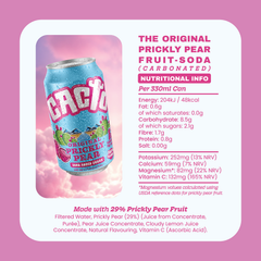 Image 5 for - Low Sugar Soda Original Prickly Pear 330 ml
