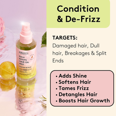 Image 5 for Rich Roots 5-in-1 Hair Oil Mist Leave In Conditioner 75ml