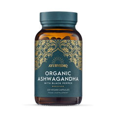 Image 1 for Organic Ashwaganda & Black Pepper Extract Capsules120 Capsules