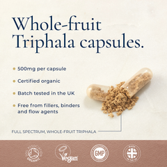 Image 5 for Organic Triphala Capsules 120 Capsules