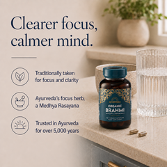 Image 4 for Organic Brahmi Capsules 60 Capsules