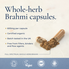 Image 5 for Organic Brahmi Capsules 60 Capsules