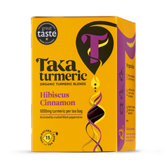 Image 2 for Organic Hibiscus Cinnamon Turmeric Tea - 15 Teabags