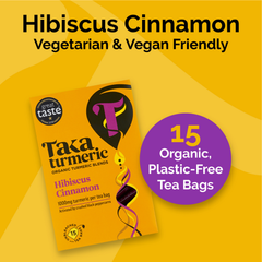 Image 4 for Organic Hibiscus Cinnamon Turmeric Tea - 15 Teabags