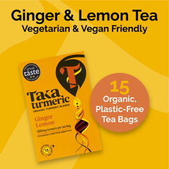 Image 4 for Organic Ginger Lemon Turmeric Tea - 15 Teabags 15 Sachet