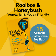 Image 4 for Organic Rooibos Honeybush Turmeric Tea - 15 Teabags