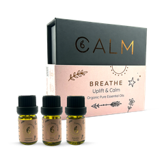 Image 1 for Stress Relief Essential Oil Set‚ Sweet Orange, Lavender & Frankincense 5ml x3‚ Breathe Calm