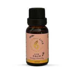 Image 1 for Energy & Immunity Essential Oil Blend 15ml – Eucalyptus, Lemon & Peppermint – Live Calm