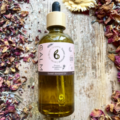 Image 2 for Organic Sweet Almond Carrier Oil – Natural Massage & Skincare Oil 100ml