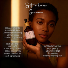 Image 3 for Pure Sesame Carrier Oil – Natural Massage & Skincare Oil 100ml