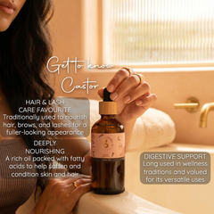 Image 3 for Pure Castor Carrier Oil – Hair, Lash & Brow Oil 100ml