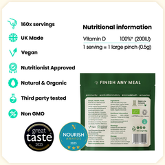 Image 2 for Aura Sea Salt - Organic Vitamin D Celtic Salt - Wild Garlic - 80g