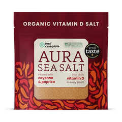 Image 1 for Aura Sea Salt - Organic Vitamin D Celtic Salt - Cayenne & Paprika - 80g