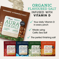 Image 4 for Aura Sea Salt - Organic Vitamin D Celtic Salt - Mushroom & Herbs - 80g