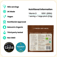 Image 5 for Aura Sea Salt - Organic Vitamin D Celtic Salt - Mushroom & Herbs - 80g