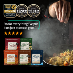 Image 3 for Aura Sea Salt - Organic Vitamin D Celtic Salt - Hint of Pepper - 80g