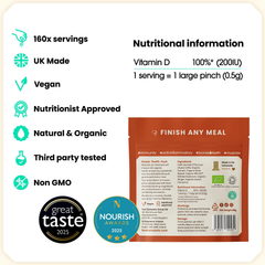 Image 5 for Aura Sea Salt - Organic Vitamin D Celtic Salt - Black Pepper & Turmeric - 80g