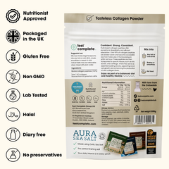 Image 2 for Protein Collagen Powder - Unflavoured Bovine Peptides 10,000mgs - 2 Month Supply 600g