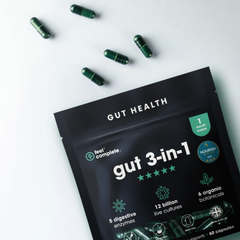 Image 4 for 3 in 1 Gut Health - 12 Billion Probiotics, 5 Digestive Enzymes, 6 Botanicals - 60 Capsules