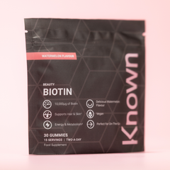 Image 2 for Biotin 10,000 mcg Watermelon Flavour 30 gummies