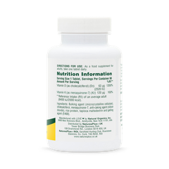 Image 2 for VIT D3 (2520 IU) WITH K2 (120 MCG) TABLETS