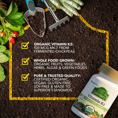 Image 4 for Source of Life Garden Organic Vitamin K2 120mcg 60 Capsules
