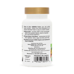 Image 3 for SOL GARDEN ORGANIC FOLATE CAP 60