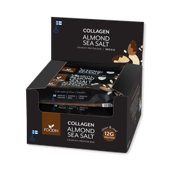 Image 2 for Collagen Protein Bar Almond Seasalt 12x50g