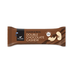 Image 1 for Clean & Real Protein Bar Double Chocolate Cashew 12x55g