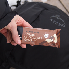 Image 2 for Clean & Real Protein Bar Double Chocolate Cashew 12x55g