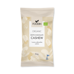 Image 1 for Organic Raw White Chocolate Cashew 8x60g